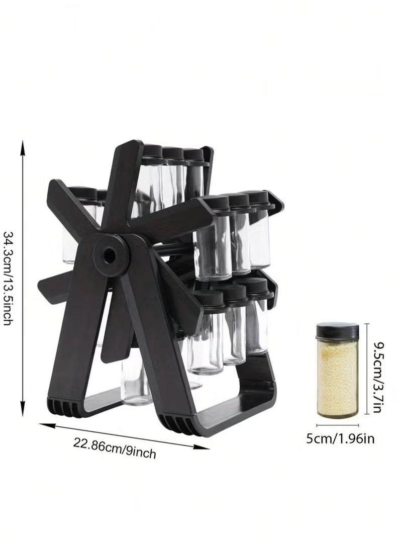 Spice Wheel – Elegant Ferris Wheel Spice Rack Set for Modern Kitchens