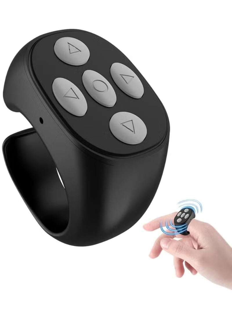 SmartScroll Ring Bluetooth Finger Scroll Controller For Effortless Navigation