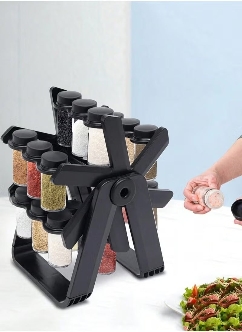 Spice Wheel – Elegant Ferris Wheel Spice Rack Set for Modern Kitchens