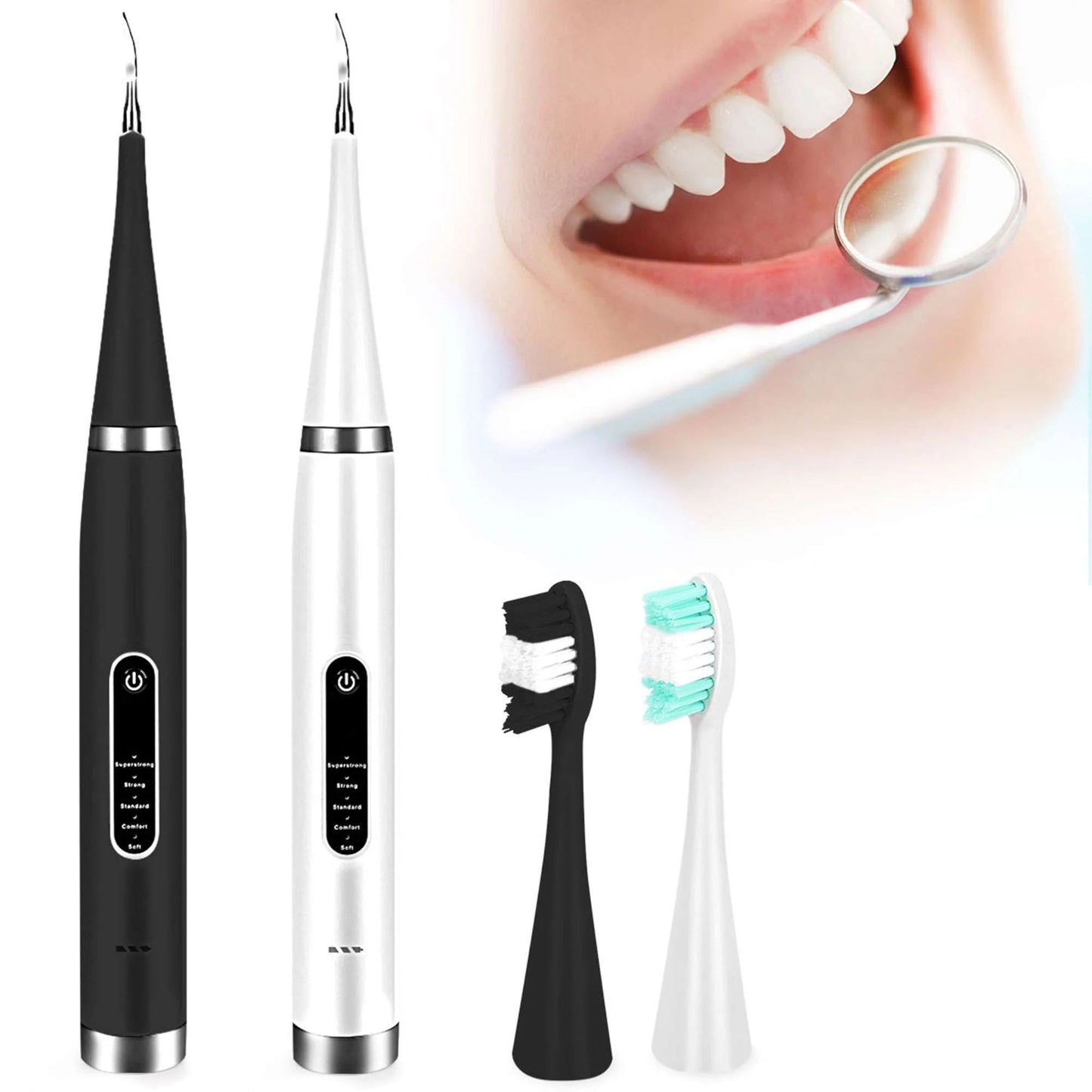 Smile Pro Electric Toothbrush & Cleaner Set for a Brighter Healthier Smile