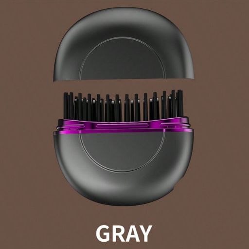 Glam Brush Cordless Mini Hair Straightening Brush for Quick & Smooth Styling 💕” ✨
