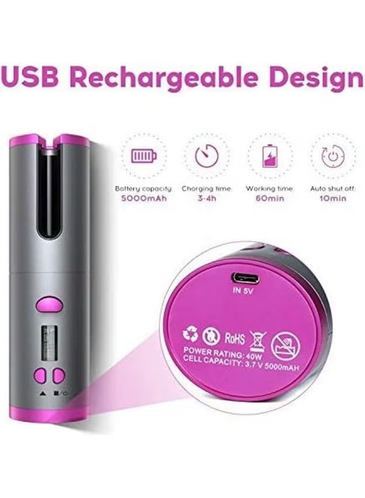 GlamCurl – Smart Automatic Hair Curler with Fast Heating