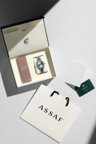 Luxury Combo Aventus Perfume & Assaf Watch for Timeless Style ✨